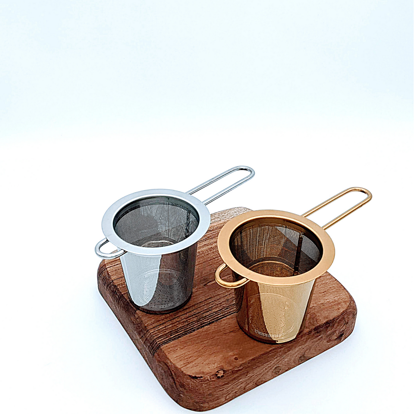 Tea Infuser Basket, Stainless Steel with Handle and Cap
