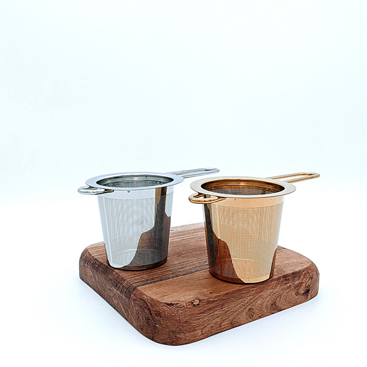 Tea Infuser Basket, Stainless Steel with Handle and Cap