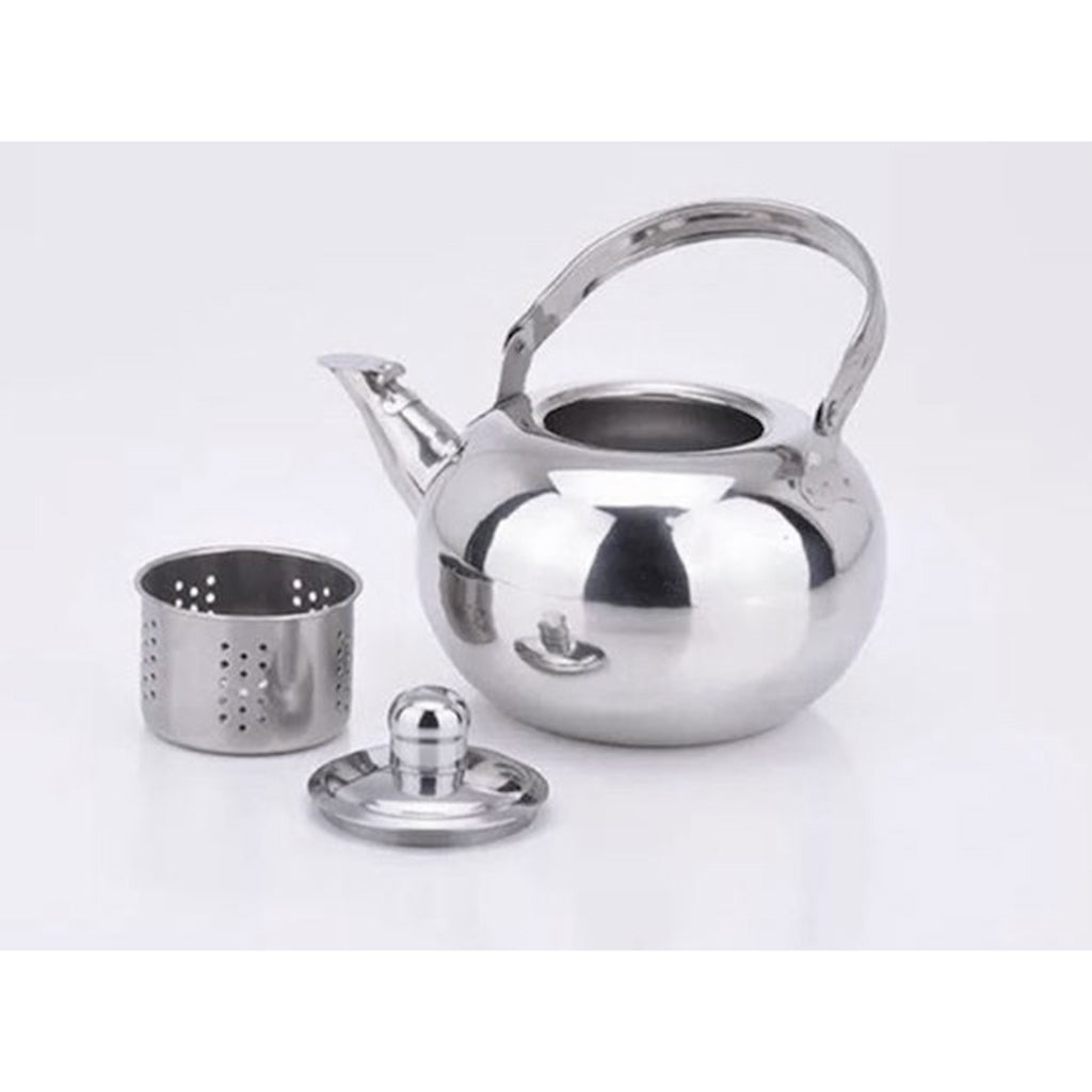 Acopa Azalea 42 oz. Glass Teapot with Stainless Steel Infuser