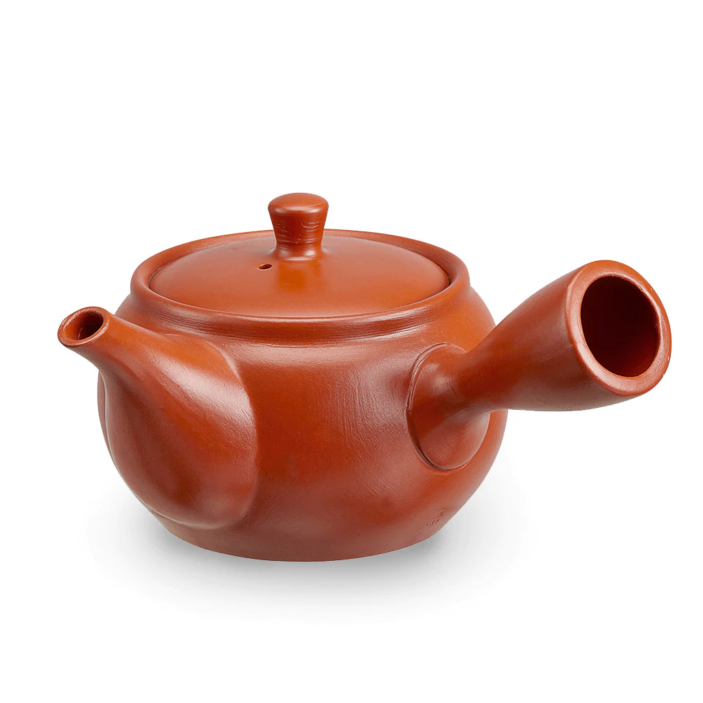 Tea Pot, Clay. Tokoname Japanese Kyusu – livewellteaco